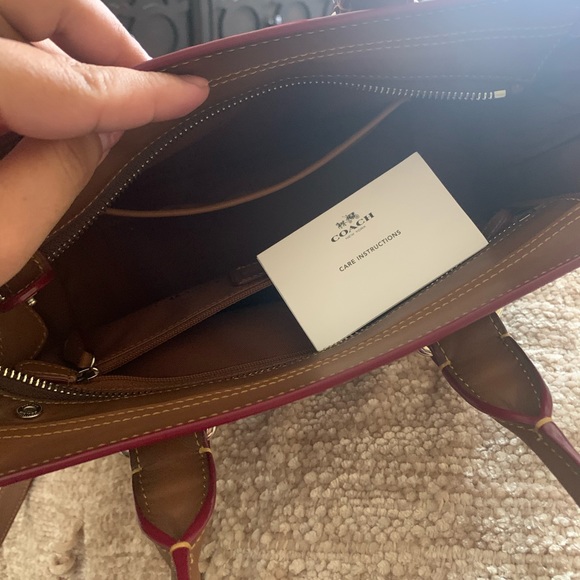 COACH Saddle color purse 👜 - Picture 6 of 6